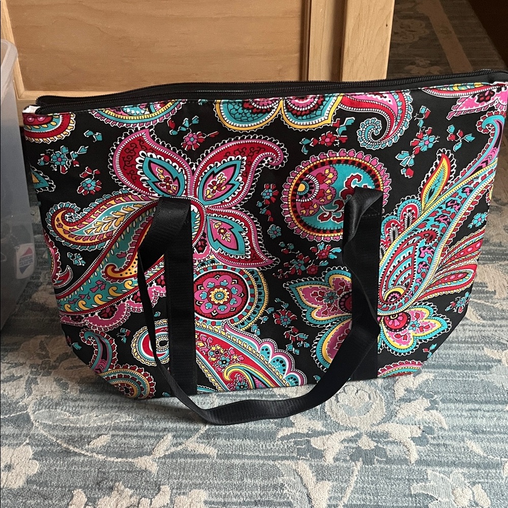 Large Vera Bradley cooler bag - Parisian Paisley